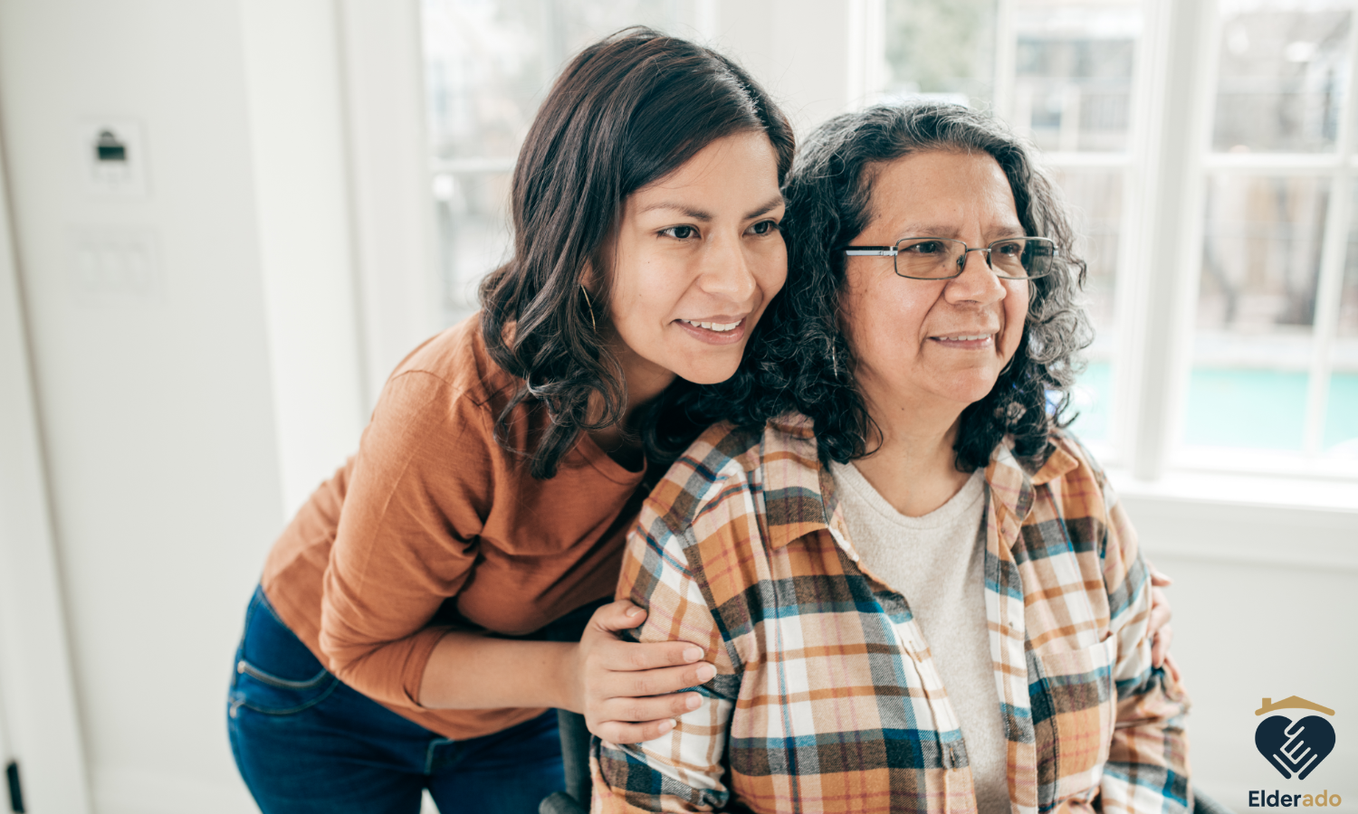Ontario Caregiver Support Benefit - caregiver and her Mom